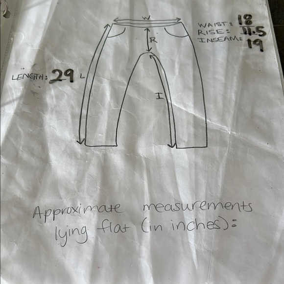 Riders by Lee Blue Capri Cropped Stretch Jeans Relaxed Fit - Picture 8 of 8